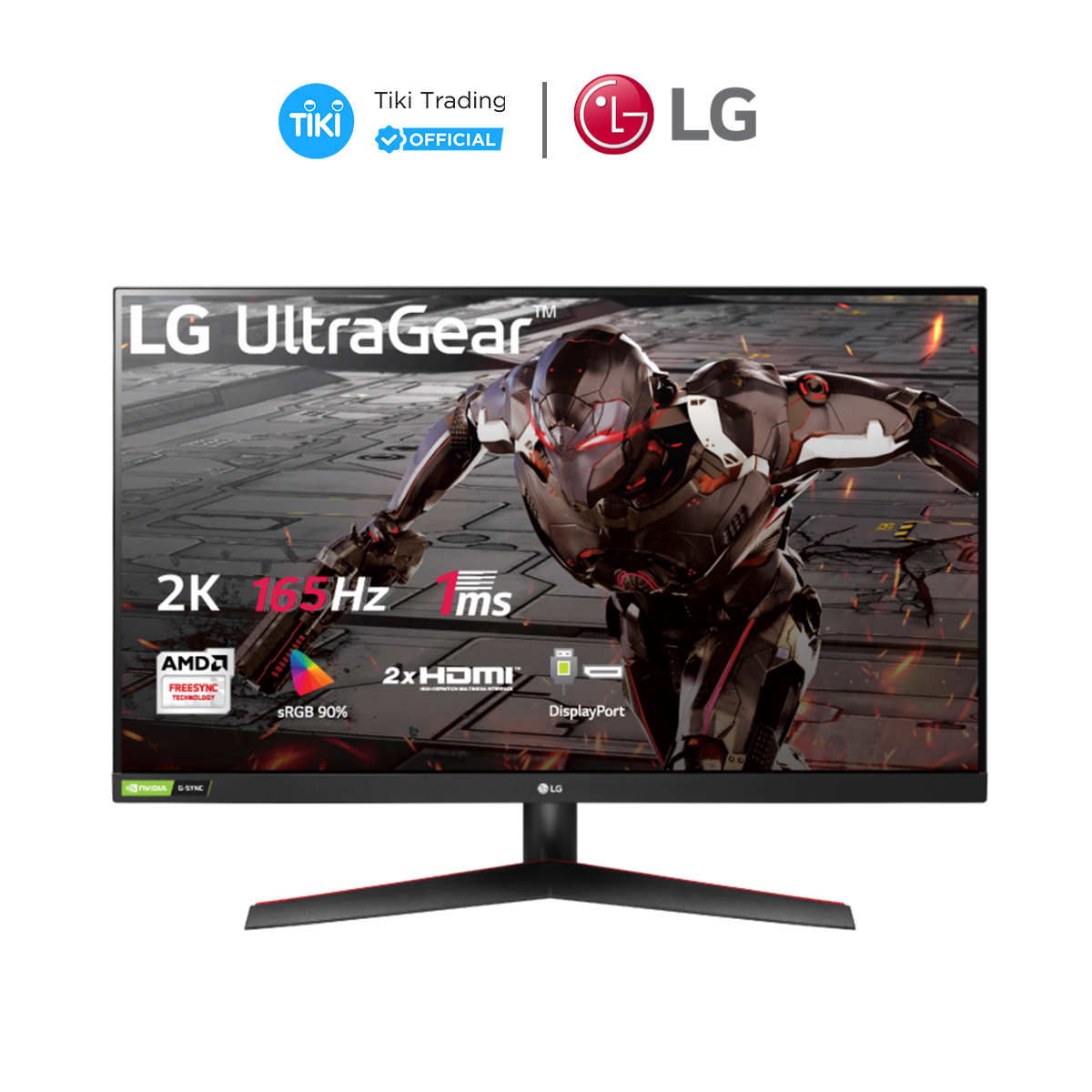 Màn hình máy tính LG UltraGear 31.5 VA QHD 165Hz 1ms MBR AMD FreeSync - HDR 32GN600-B - Hàng chính hãng