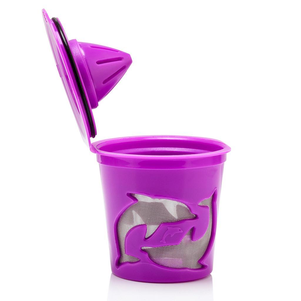 4x Reusable Coffee Capsule Cup Refillable Filter Pod for Keurig 2.0 1.0