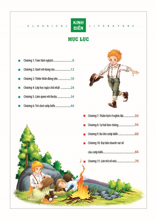 Những Cuộc Phiêu Lưu Của Tom Sawyer (Truyện Tranh)