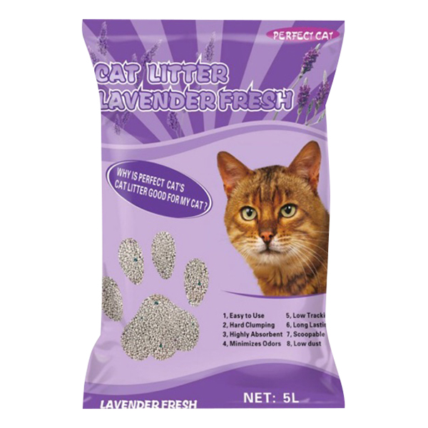 Cát Vệ Sinh Cho Mèo Hương Lavender - Perfect Cat 5 Lít