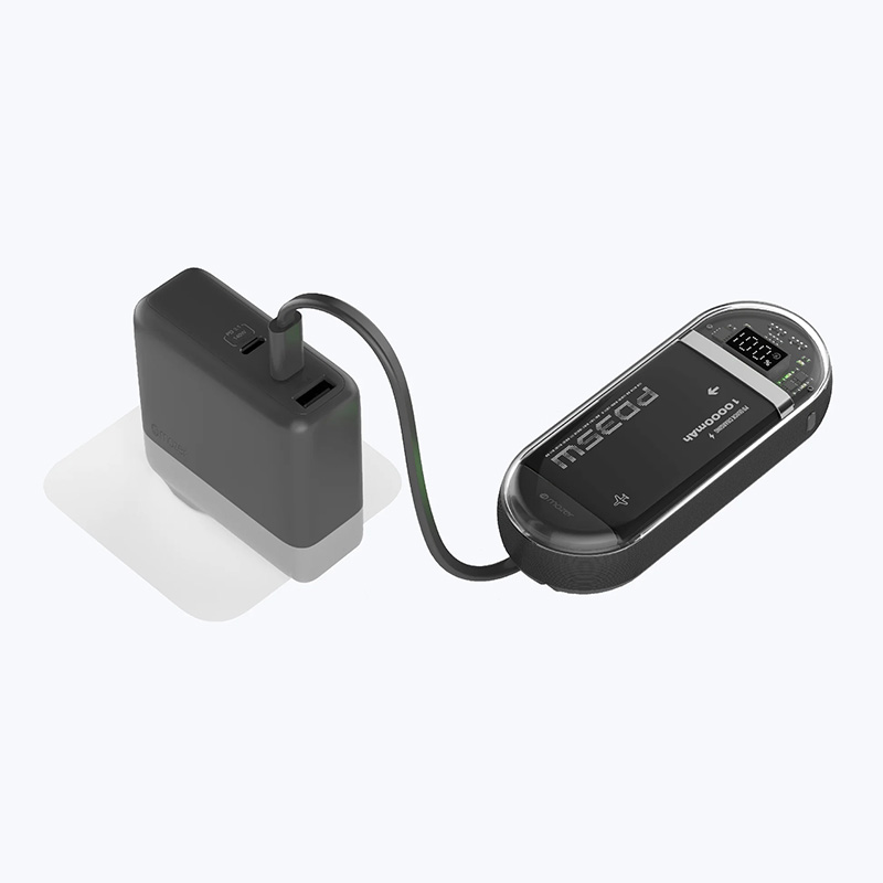 Pin Sạc Dự Phòng Mazer PowerCharge Link 1035 PD35W 10000mAh Có Sẵn 02 Dây Type C Tích Hợp Sạc Nhanh 35W Hàng Chính Hãng