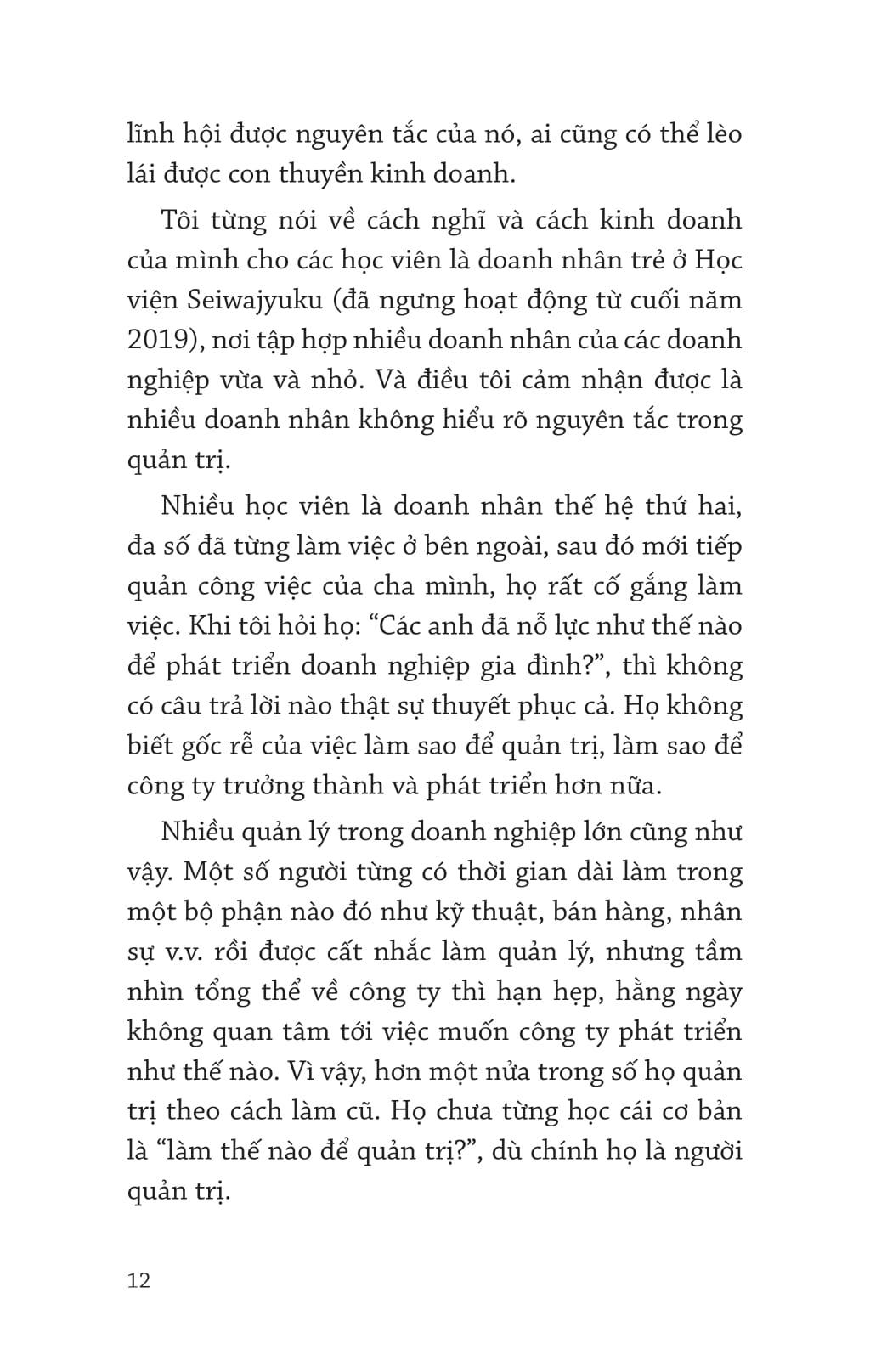 Sách - 12 Nguyên Tắc Quản Trị Kinh Doanh Của Inamori