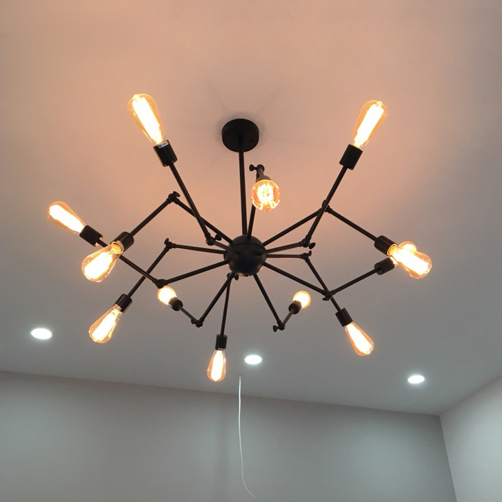 Đèn chùm chân nhện SPIDER 12 tay độc đáo