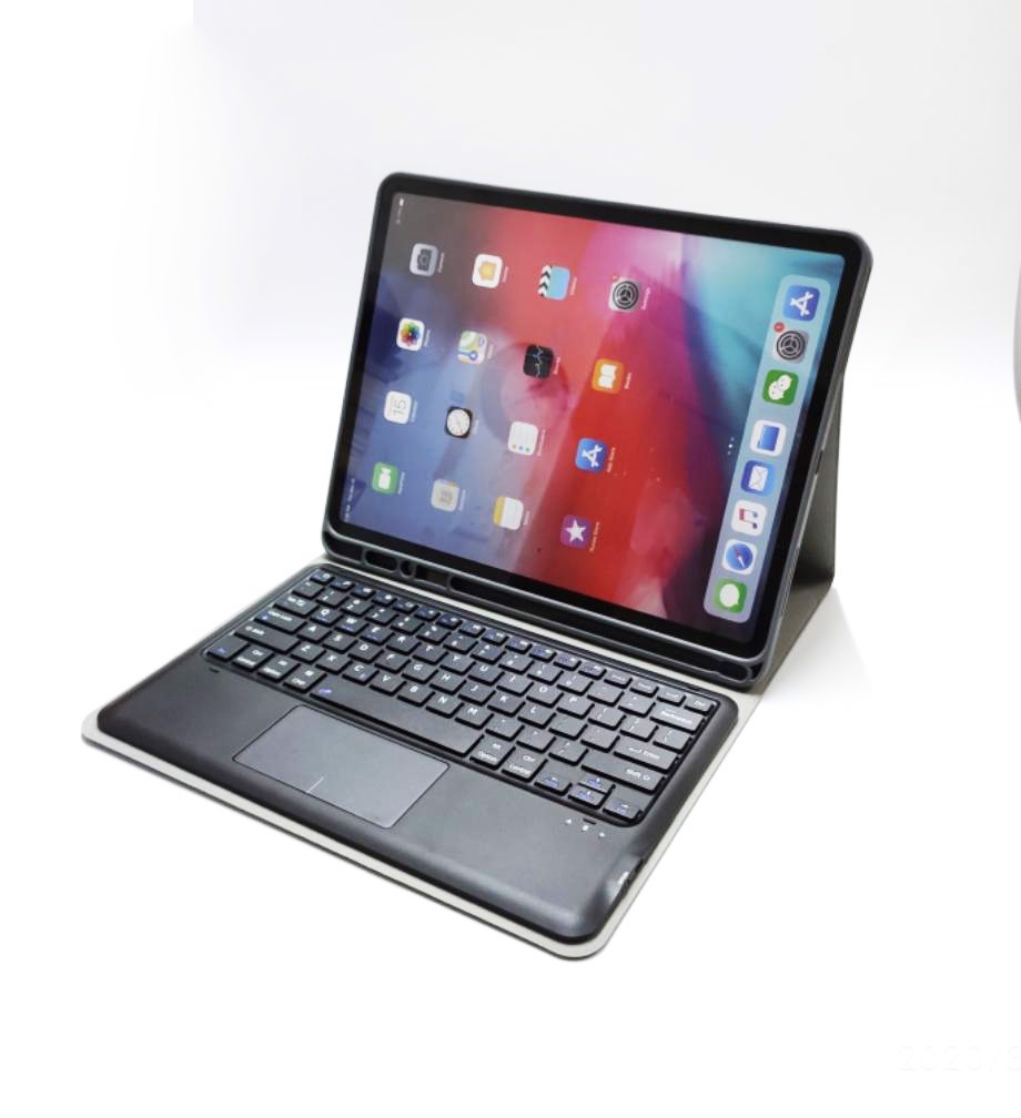 Bàn phím bluetooth kèm bao da tích hợp touchpad cho iPad Pro 12.9 2015/2017 Aturos HK129C (Có khay để bút) - Hàng chính hãng