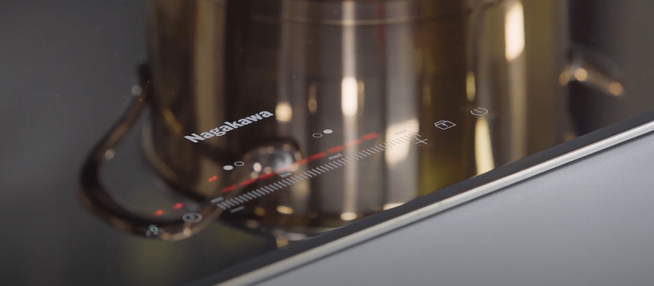 Bếp đôi điện từ Nagakawa UltraSlim NK2C26MB - Made in Malaysia - Bảo hành 5 năm- hàng chính hãng