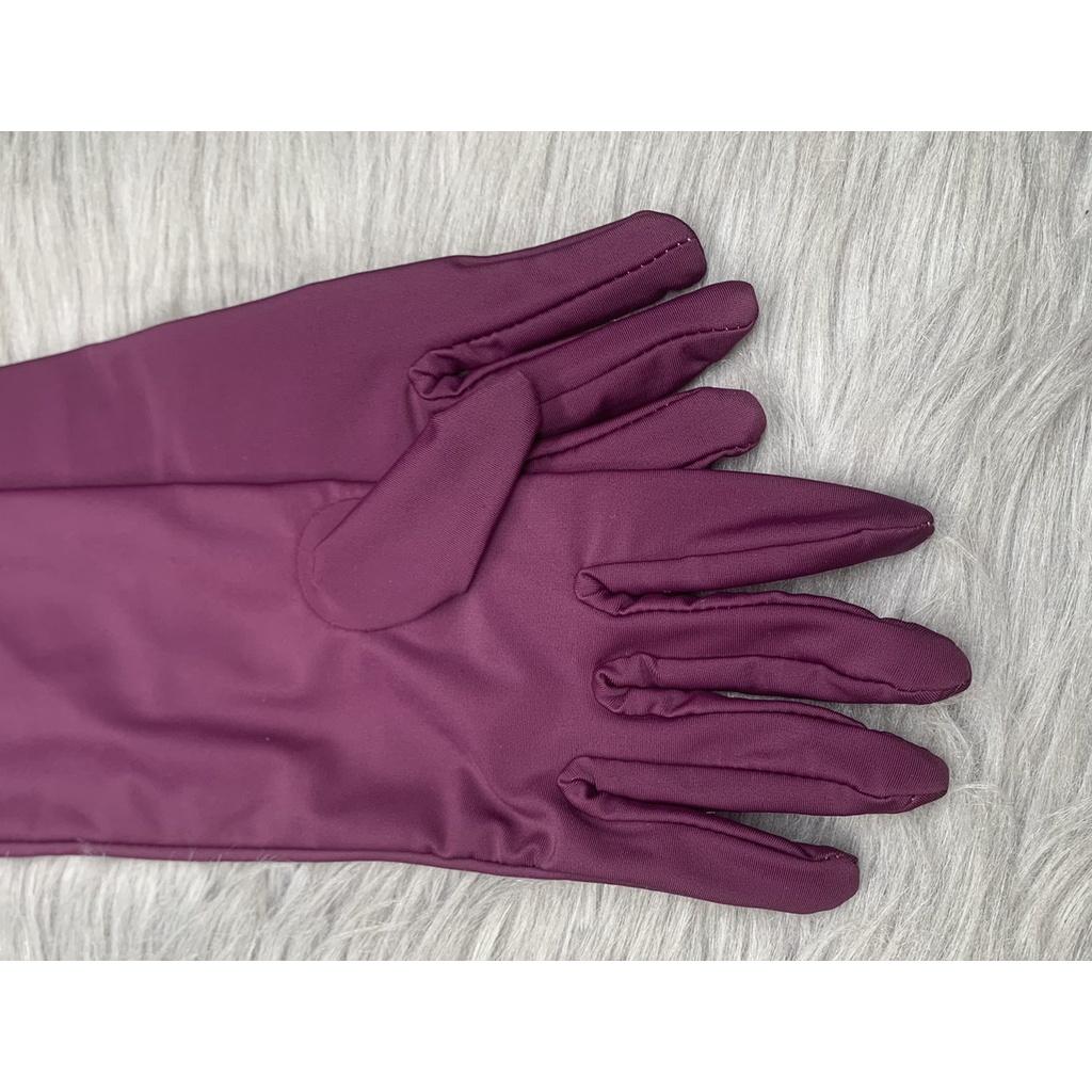 Combo 5 đôi găng tay , dài 65cm , thun lạnh 4 chiều ' chống nắng , cao cấp , màu trơn, giao 5 màu ngẫu nhiên , ảnh