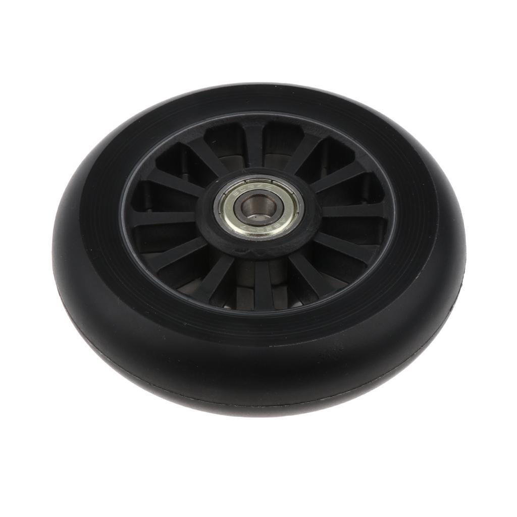 2x 2pcs 100mm Pro Scooter Wheels Replacement Fit for Most Scooter Types White Black Color Optional
