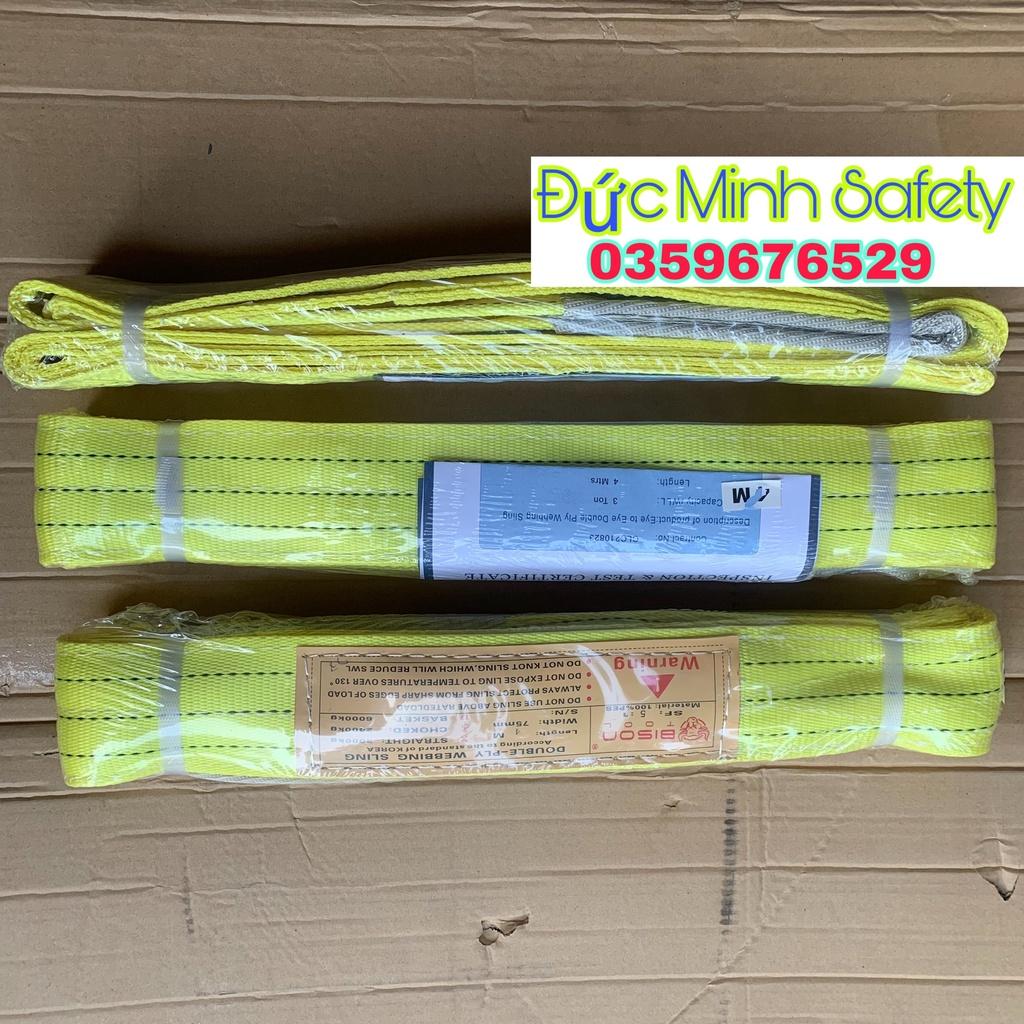 Dây cáp vải cẩu hàng dây dai chằng hàng 3 tấn 8 mét