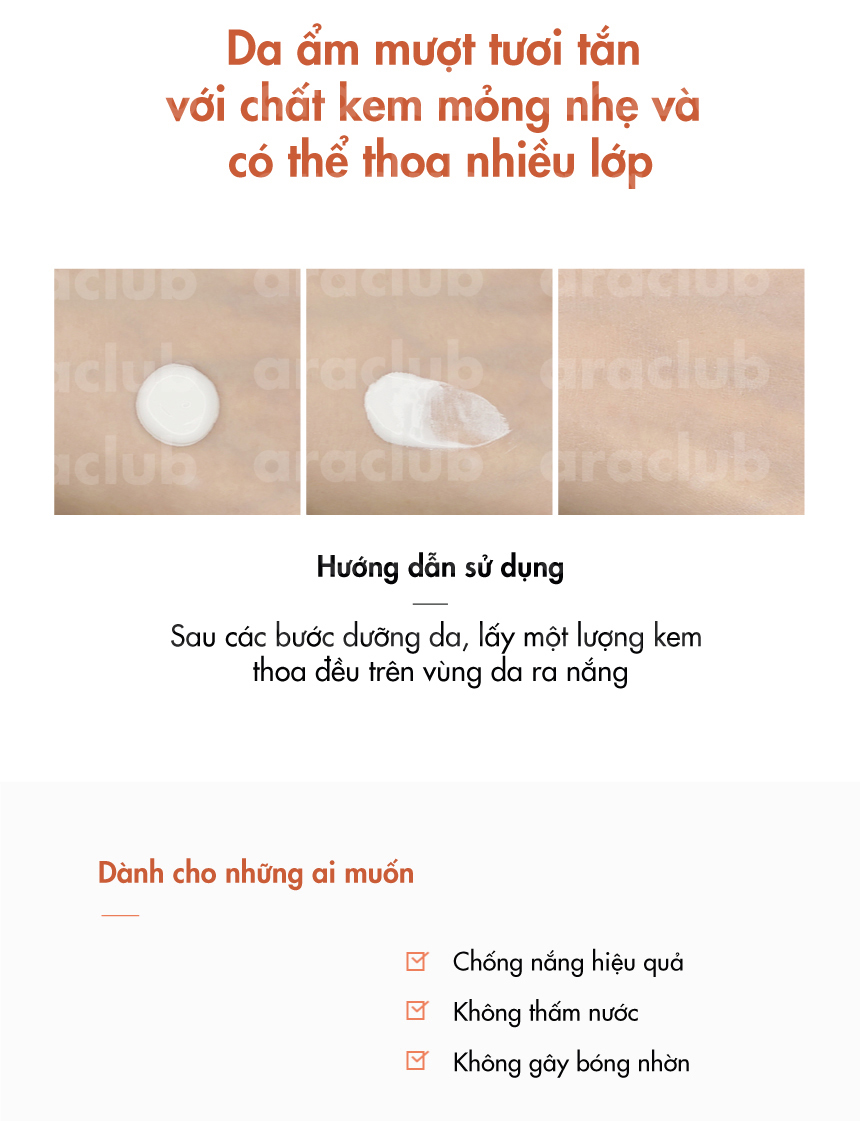 Kem chống nắng Hidehere UV Sun Protector 50+ PA+++ 25ml