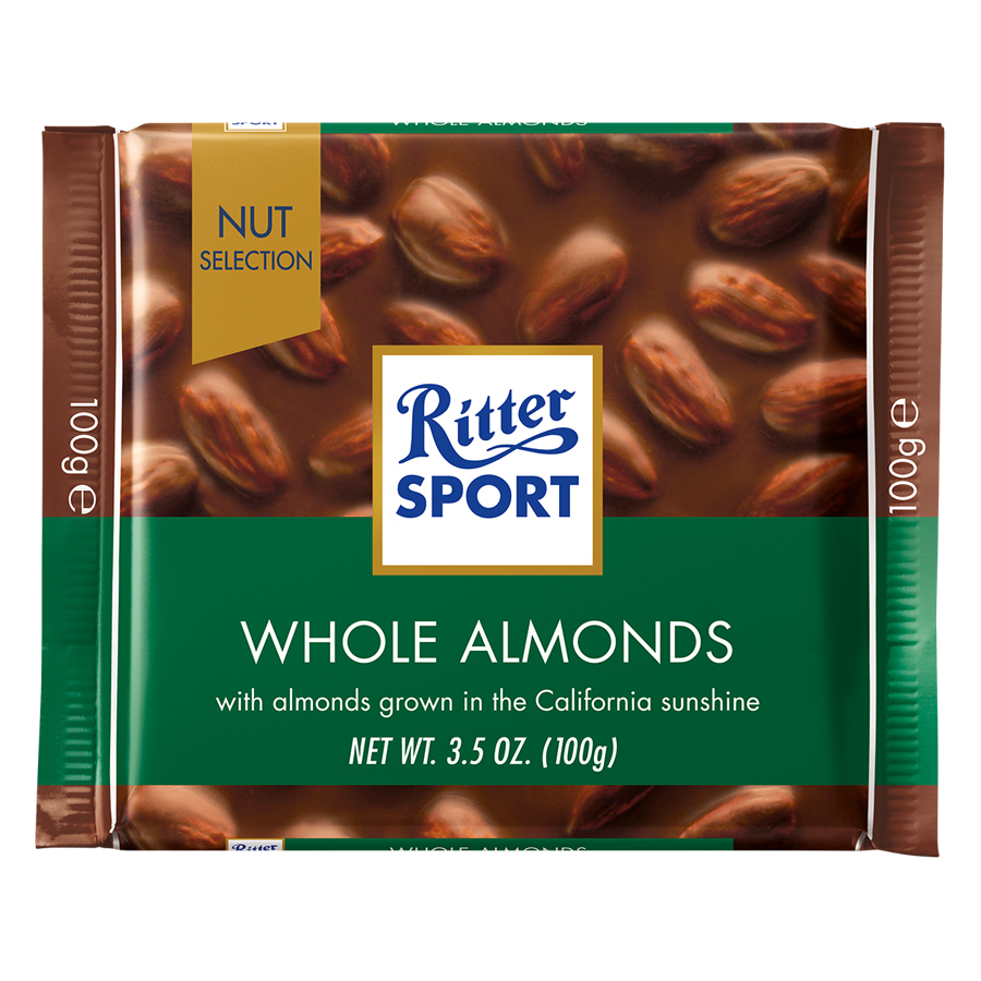 Socola Sữa Nhân Hạnh Nhân Ritter Sport (100g)