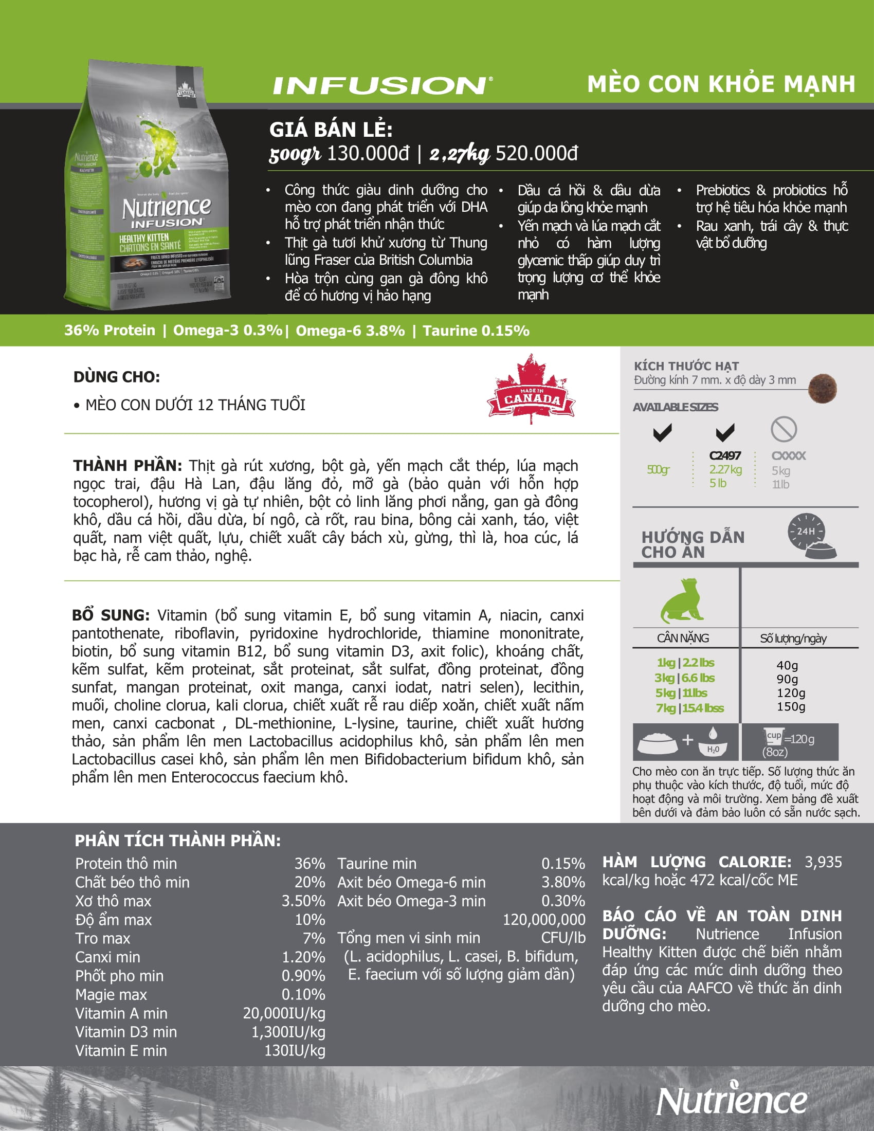 Thức Ăn Cho Mèo Tai Cụp, Nutrience Original Bao 2,5kg - Thức Ăn Cho Mèo, Thịt Gà, Dầu Cá Hồi, Rau Củ, Trái Cây Tự Nhiên