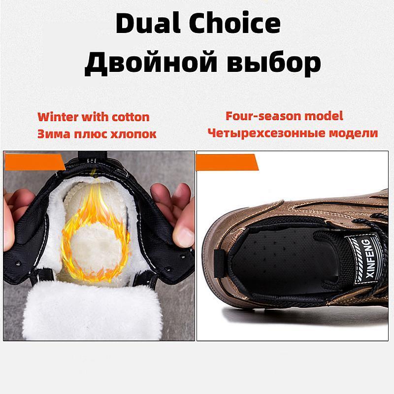 LCRTZKG Mens Casual Sneaker Giày leo núi ngoài trời thời trang Mùa đông ấm không trượt Giày thể thao nam thời trang Giày chạy bộ mới