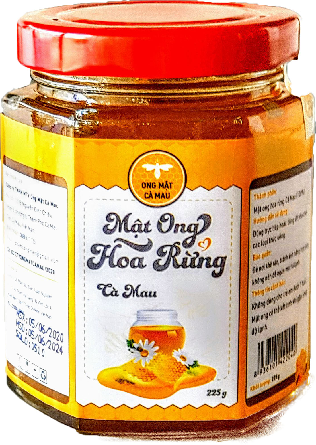 Mật Ong Hoa Rừng Cà Mau 225g