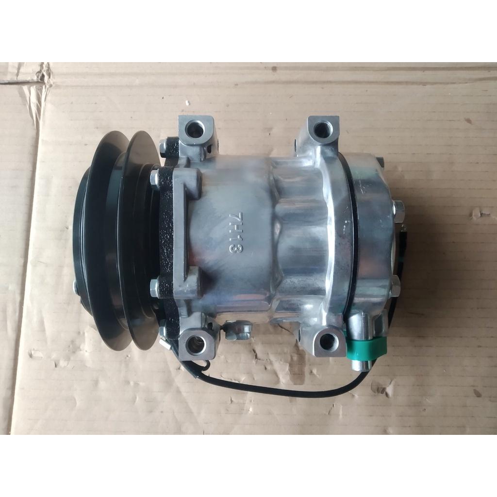 Lốc điều hòa Kobelco 7H13 B 24V hàng Trung Quốc