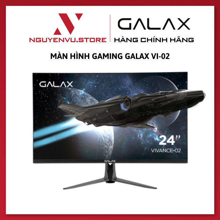 Màn hình Gaming Galax VI-02 (24&quot;/FHD/IPS/165Hz/1ms/HDR/sRGB 100%/Borderless/ G-Sync Compatible) - Hàng chính hãng