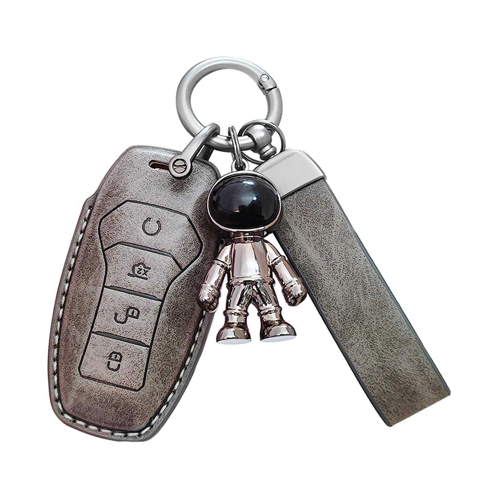 Car Key Fob Cover Protector Wear Resistant Waterproof Soft Automotive Key Case Holder with Keychain for Yuan Plus Atto 3