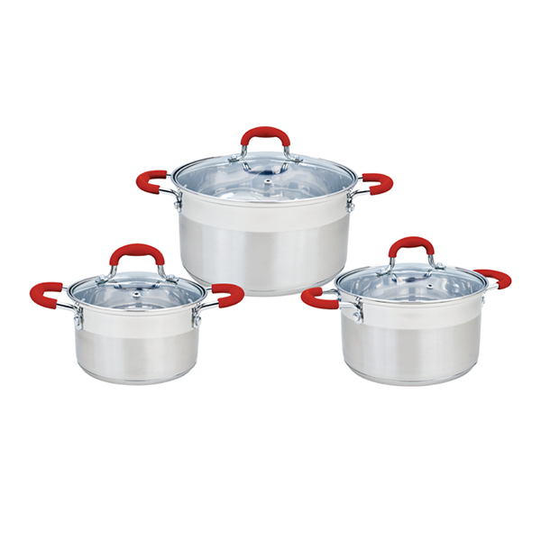 Bộ Nồi Inox Smartcook 3 Chiếc Cỡ 16, 20, 24cm SM3335