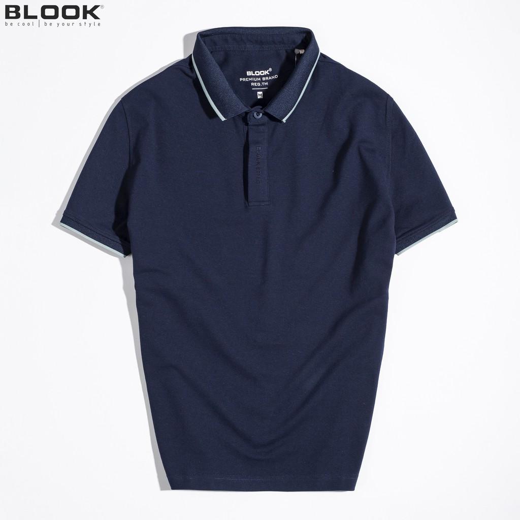 Áo polo nam slimfit BLOOK chất vải thun cá sấu cotton co giãn mã 33369 (HÌNH THẬT)