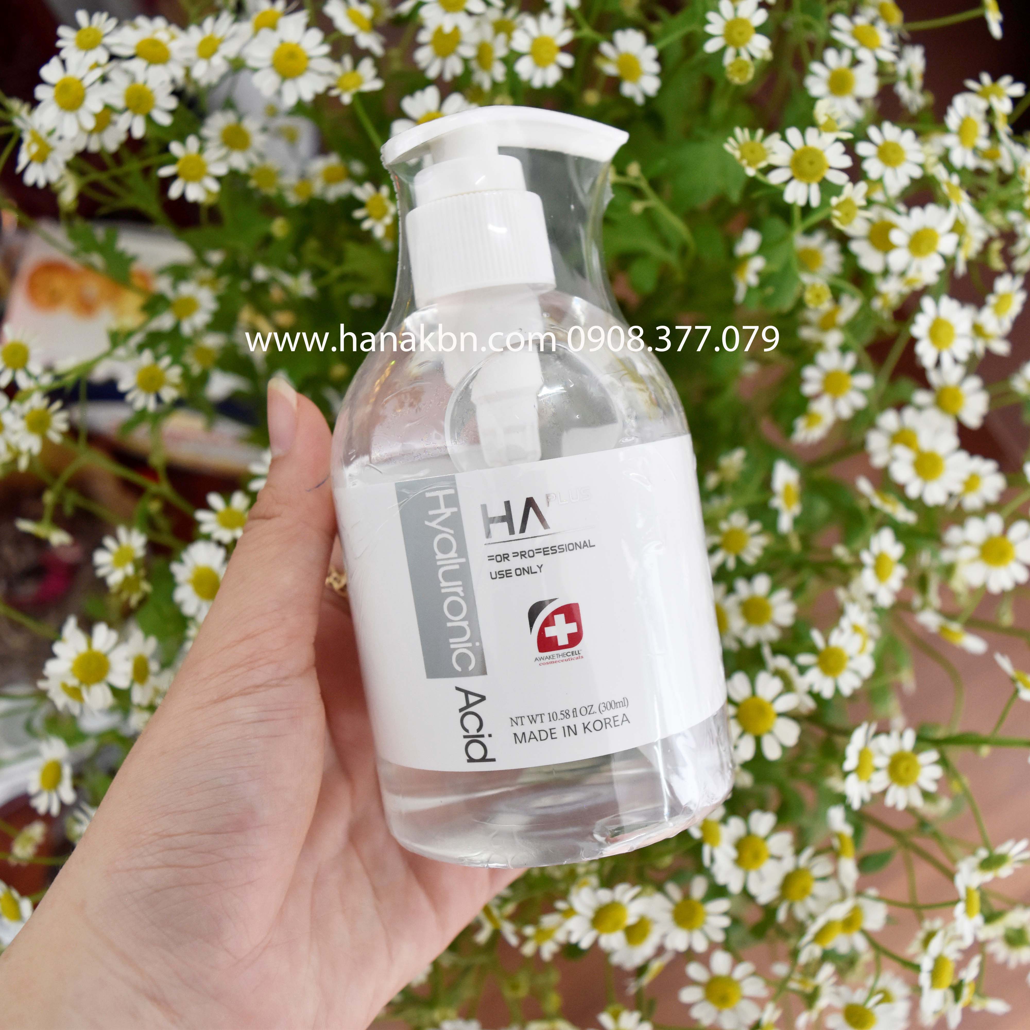 Serum HA Plus 300ml - Cấp Nước, Dưỡng Ẩm, Căng Bóng Da, Mờ Nếp Nhăn