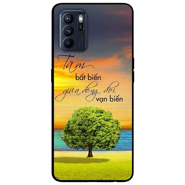 Ốp lưng dành cho Oppo Reno 6 - Reno 6 Z mẫu Tâm Bất Biến