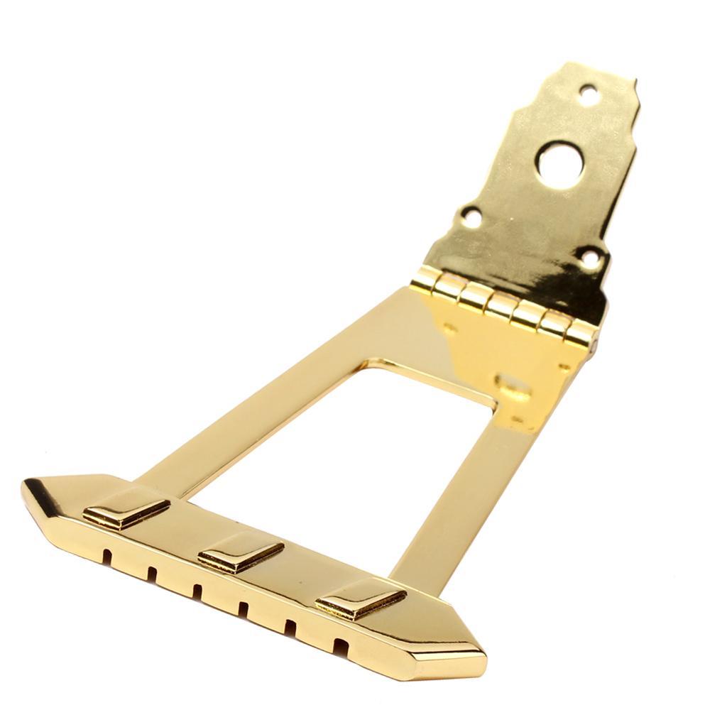 Guitar  Tailpiece Bridge Jazz Archtop Replacement Golden