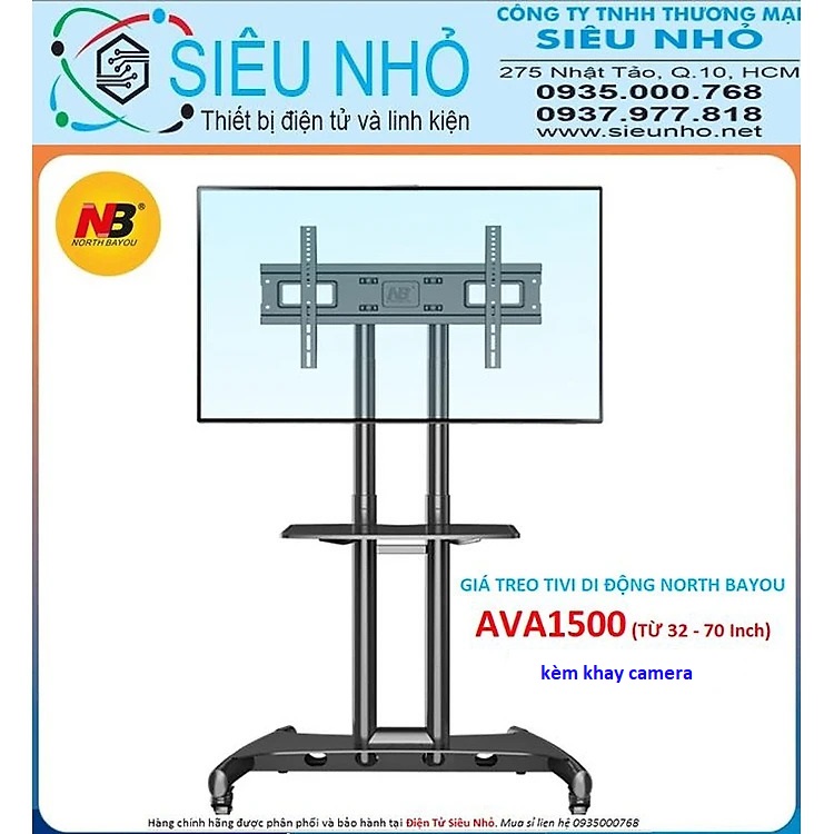 GIÁ TREO TIVI DI ĐỘNG AVA1500 - HÀNG CHÍNH HÃNG