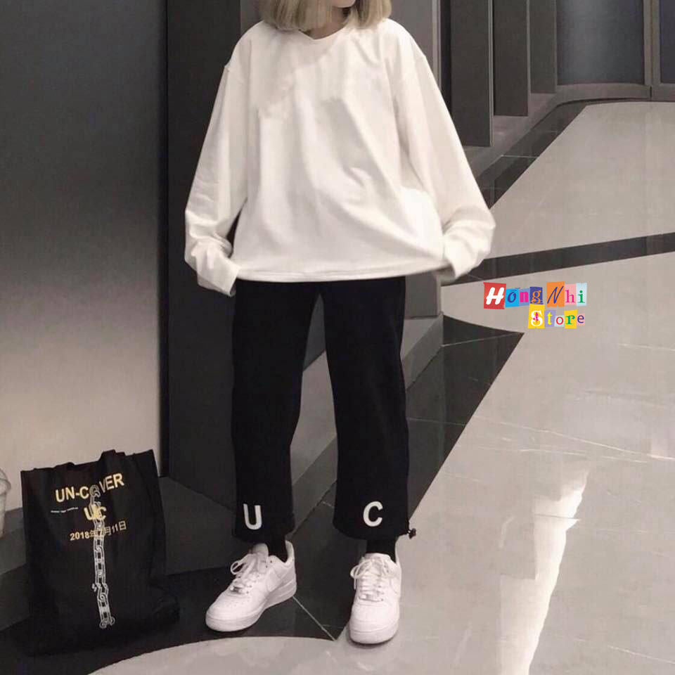 Áo Sweater Trơn Chất Nỉ Lót Bông Màu Trắng - Sweater Unisex - MM