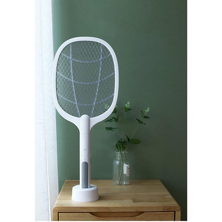 Vợt muỗi cao cấp tự động 2 chức năng, Vợt Muỗi kiêm Đèn Bắt Muỗi 2 trong 1 - Pin sạc cao cấp 1200 mah - Bảo hành 3 tháng