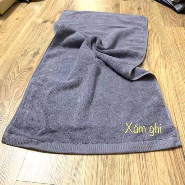 Khăn Tắm 40x85cm xuất dư Hàn Quốc siêu dày dệt sợi cotton CM cao cấp