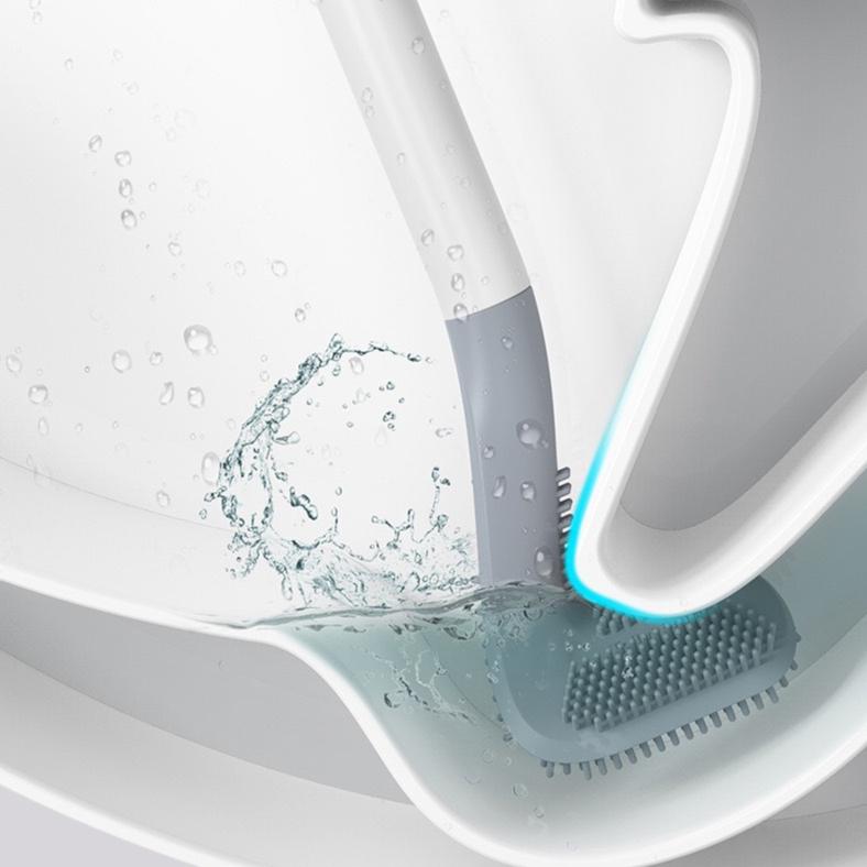 Cọ Toilet, Bồn Cầu, Nhà Vệ Sinh Silicon SenNai Thông Minh - Mẫu Mới