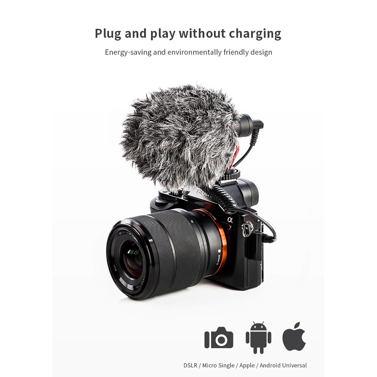 Boya BY-MM1+ (BY-MM1 Plus) - Micro Định Hướng Thu Âm Cho Điện Thoại, Máy Ảnh, DSLR, Máy Tính - Hàng chính hãng