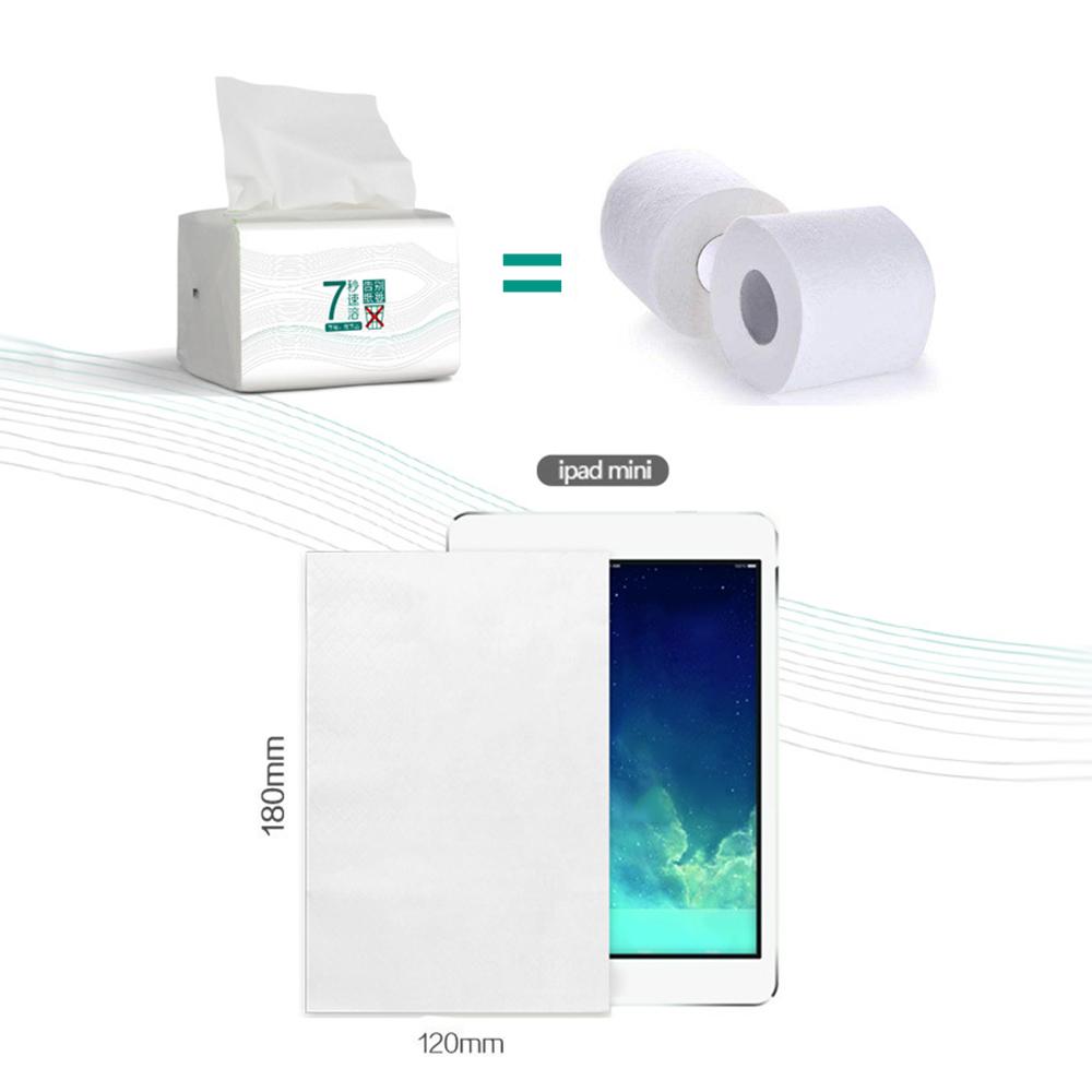 3 gói khắn giấy 3 lớp hút ẩm chịu lực chống rách hòa tan tốt trong nước