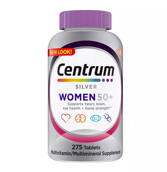 Thực phẩm bổ sung : CENTRUM SILVER WOMEN 50+ 250 viên của Mỹ GIÚP BỔ SUNG VITAMIN VÀ KHOÁNG CHẤT