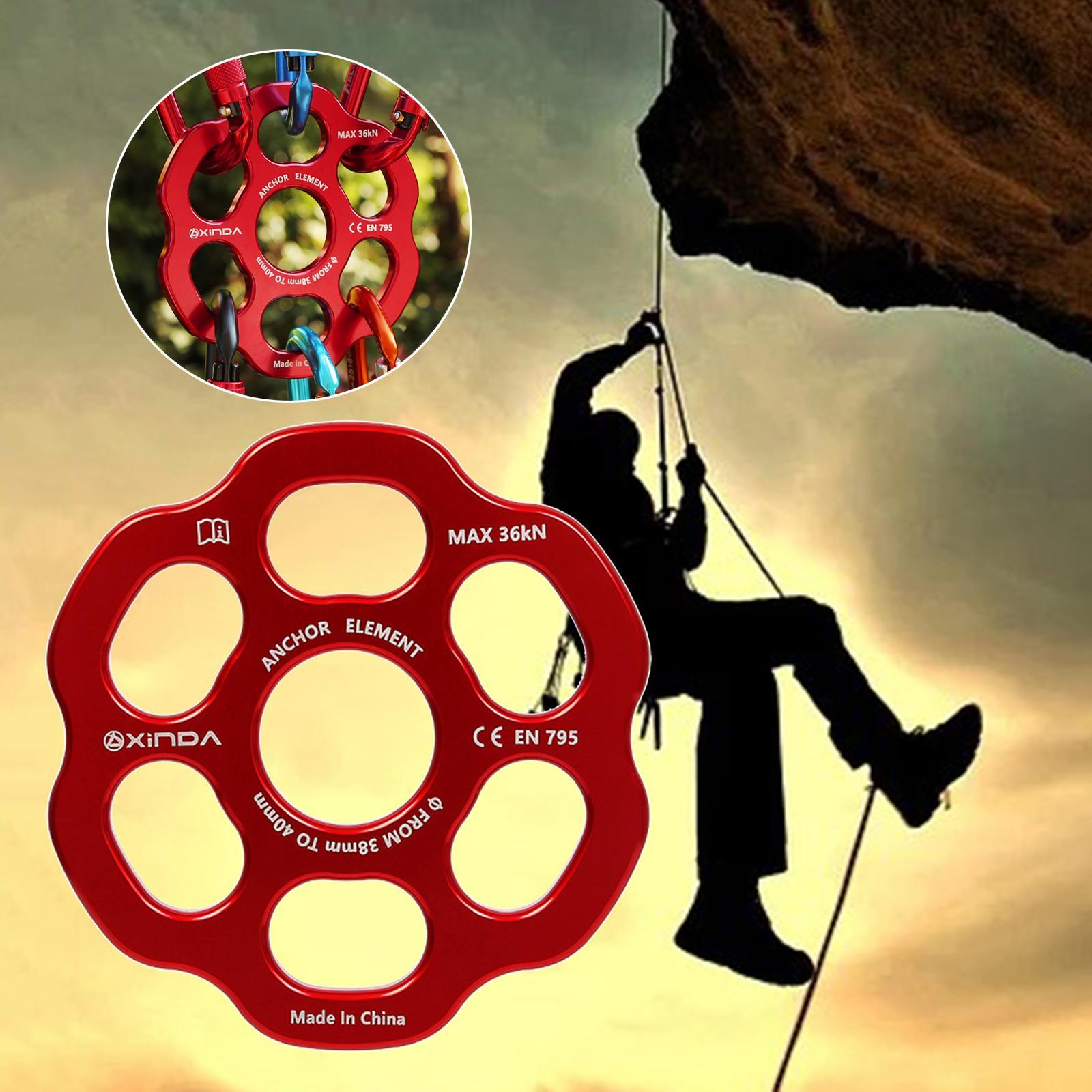 Outdoor Paw Rigging Plate Climbing Anchor Point Connector Gear