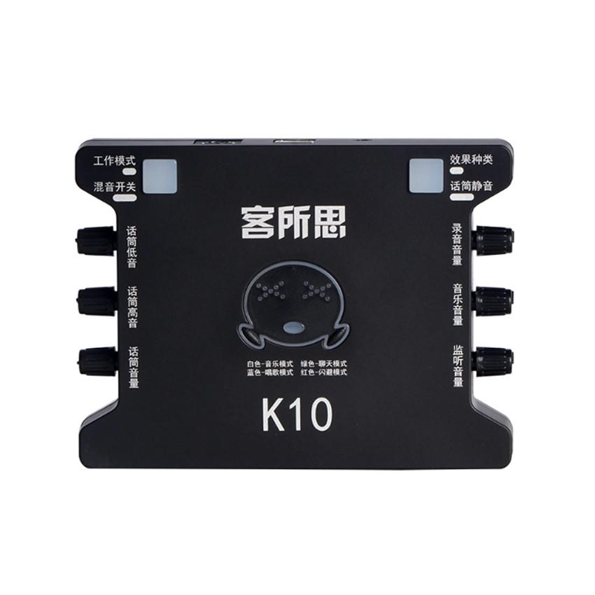 Sound Card thu âm XOX K10 - Hàng Chính Hãng