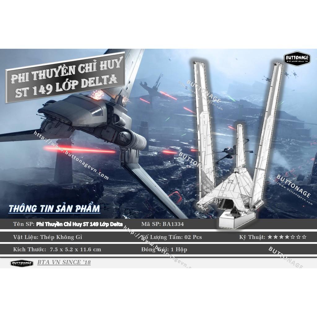 Mô Hình Lắp Ráp 3d Phi Thuyền Chỉ Huy ST 149 Lớp Delta