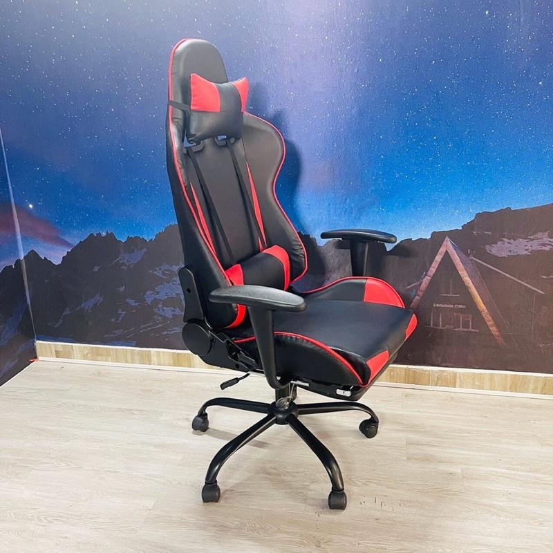 Ghế gaming có gác chân da PU giá rẻ, nâng hạ ngã lưng xoay 360 độ