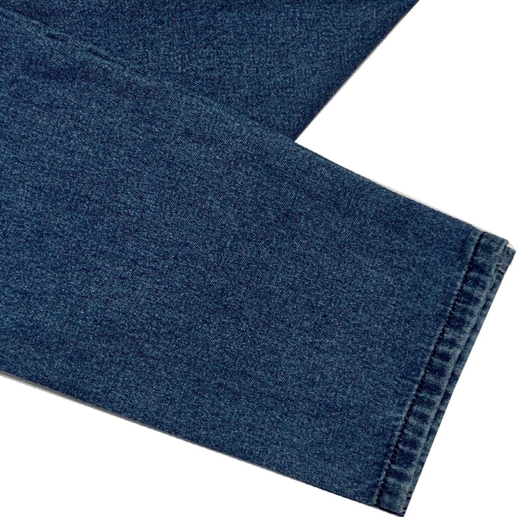 Viettien - Quần Jeans nam cao cấp dài Regular Màu Xanh 100% Cotton Không giãn 6S7034 - Xanh