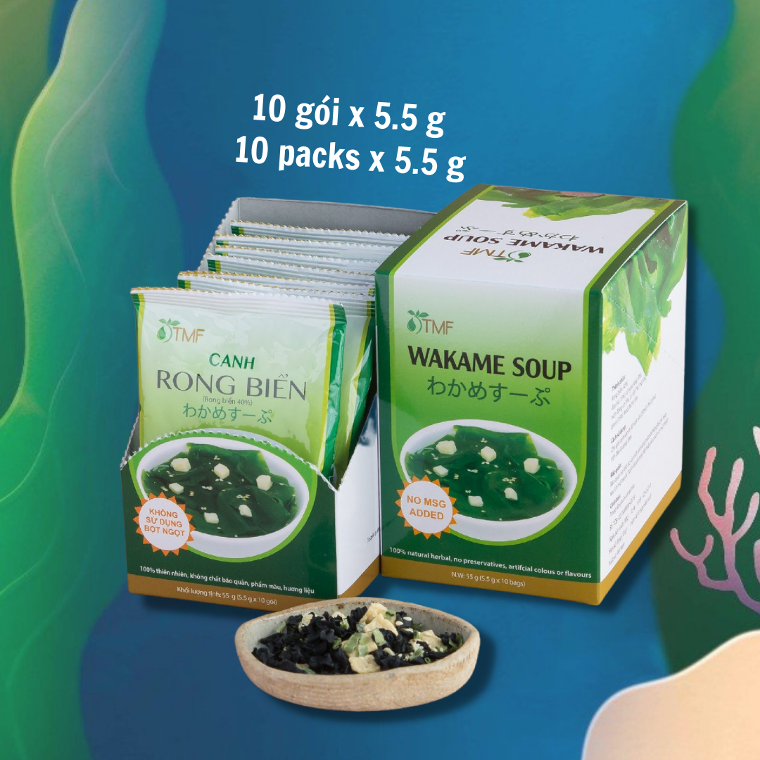 Thùng 12 hộp canh rong biển đậu hũ - TÂM MINH FOODS