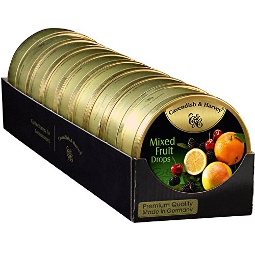 Kẹo trái cây Cavendish & Harvey vị Mixed Fruit hộp 200gr