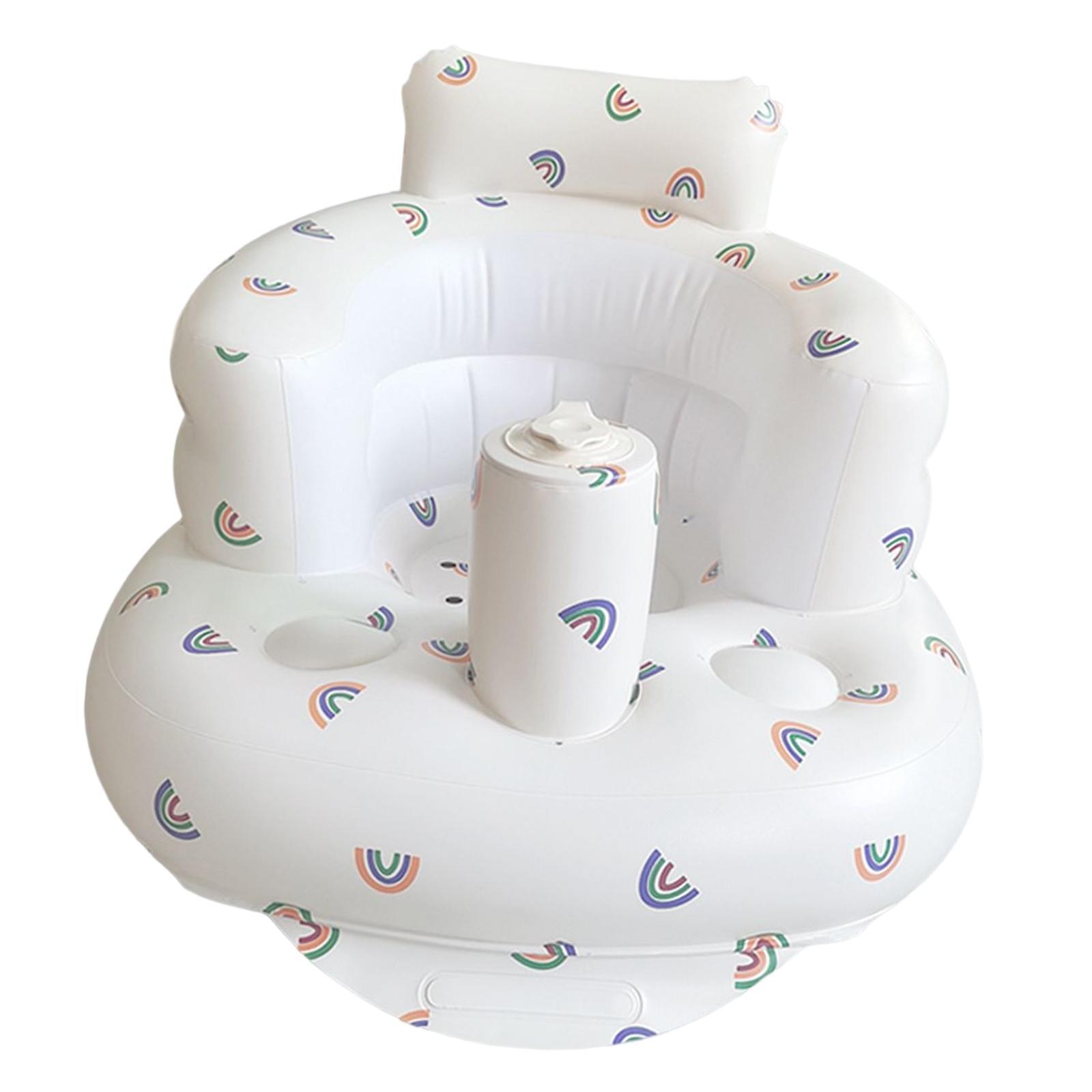 Baby Inflatable Seat Learning Sitting for Travel Pool Toys Babies 3