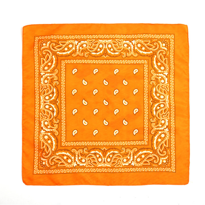 Bộ sưu tập khăn vuông cotton bandana turban XO Vintage BDN01 54x54cm - BDN01.7 Vàng nghệ tươi