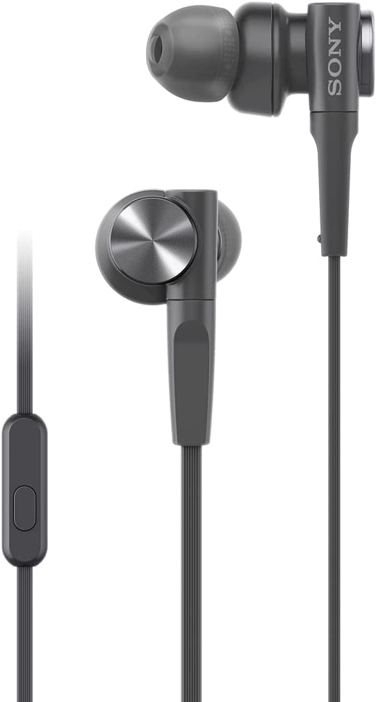 Tai Nghe Cắm Dây Extrabass Sony Mdr - Xb55Ap Hàng Chính Hãng - Màu Đỏ