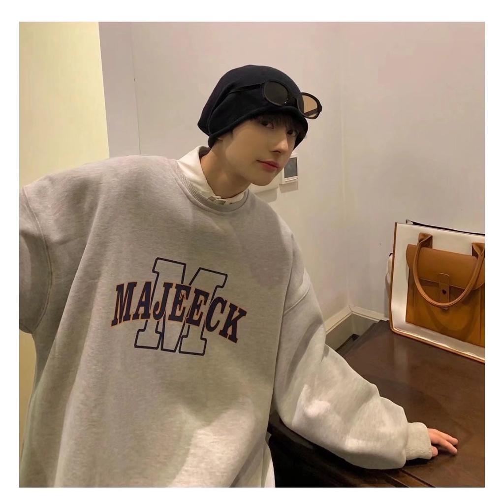 Áo Sweater Nỉ Bông Love Wins Thu Đông Ulzzang hiphop In Unisex Form Rộng