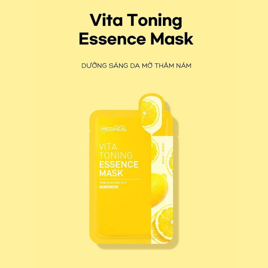 Mặt Nạ Mediheal Vita Toning Essence Mask Dưỡng Trắng Da, Mờ Thâm Nám 20ml