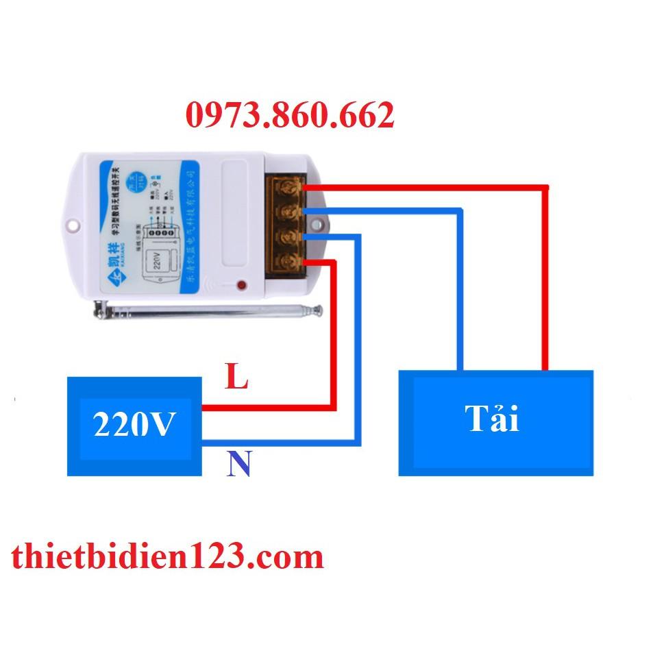 Công tắc điều khiển từ xa 1000 mét 40A, điều khiển từ xa cho máy bơm, hệ thống điện, tưới tiêu từ xa