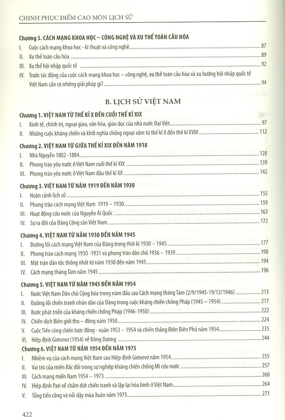 Chinh phục điểm cao luyện thi môn lịch sử thi THPT QG và thi HSG THPT