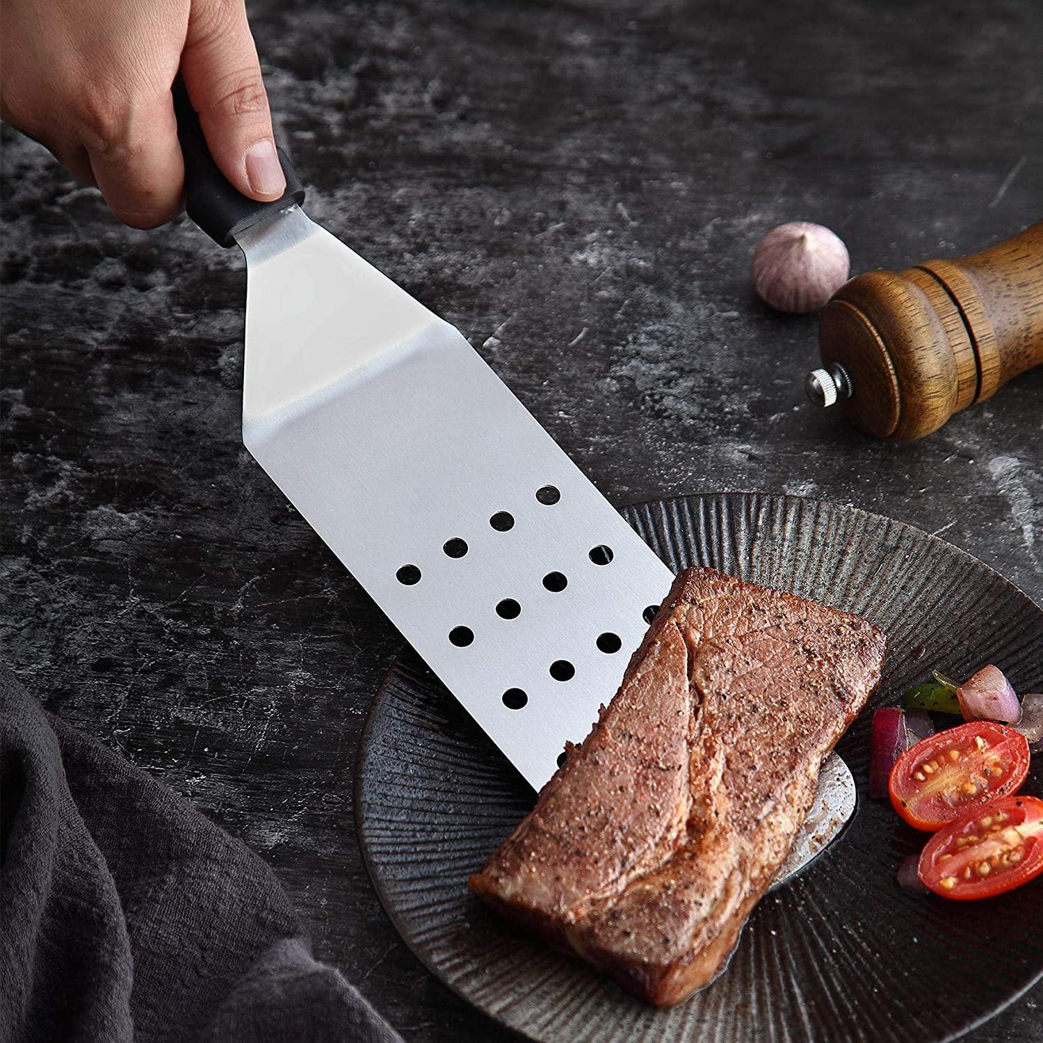 12 Cái/Bộ Thìa Đũa Inox BBQ Dụng Cụ Nướng Bộ Nhà Bếp Thìa Thịt Nướng DIY Vỉ Nướng Nạo BBQ Phụ Kiện