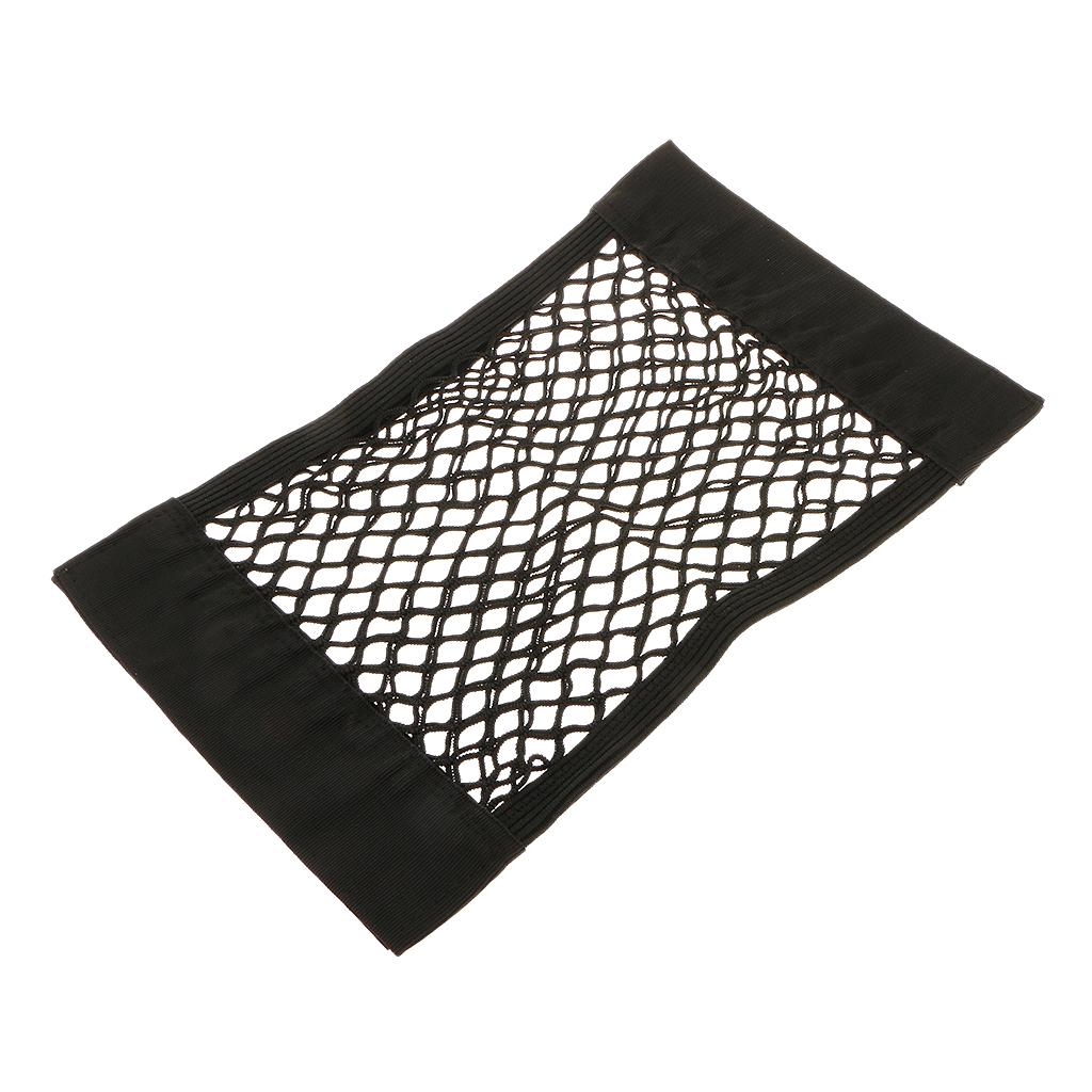 2x Black Car Truck Seat Storage Mesh Net Pocket Bag Luggage Organizer Holder
