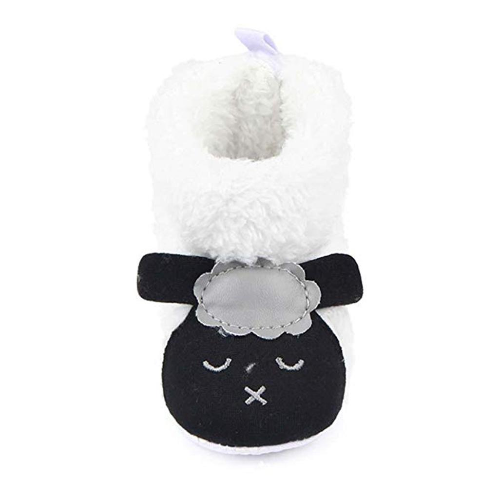 Cute Cartoon Animal Unisex Kids Fleece Shoes Baby